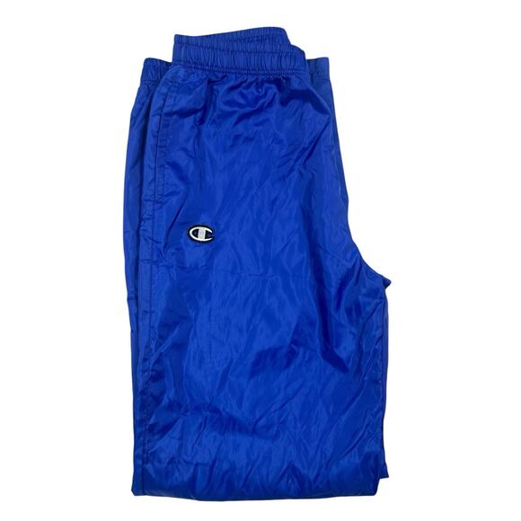 Champion Retro 90s Style Colorblock Windbreaker Tracksuit Blue Red Mens Medium - Picture 4 of 4